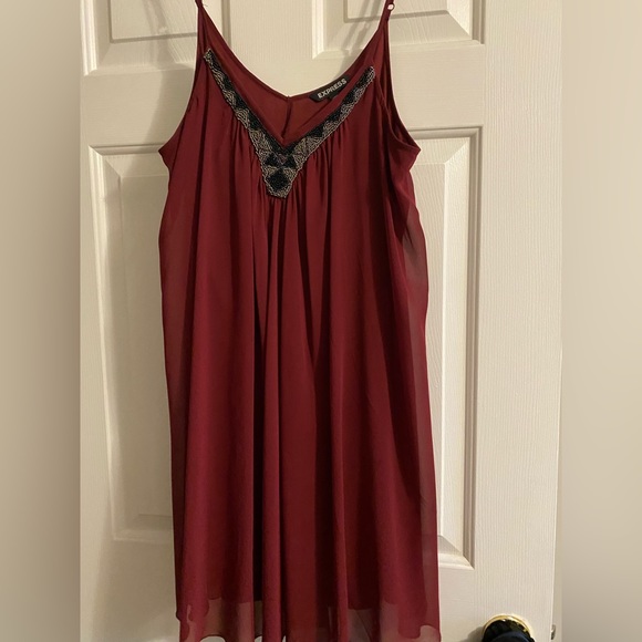 Little red dress - flowy - Picture 5 of 10